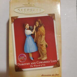 Hallmark Dorothy and Cowardly Lion Ornament